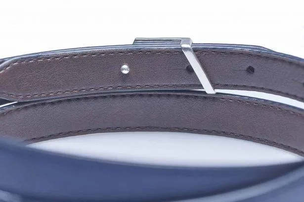 Adapt Reversible Vegan Belt Blue/Brown