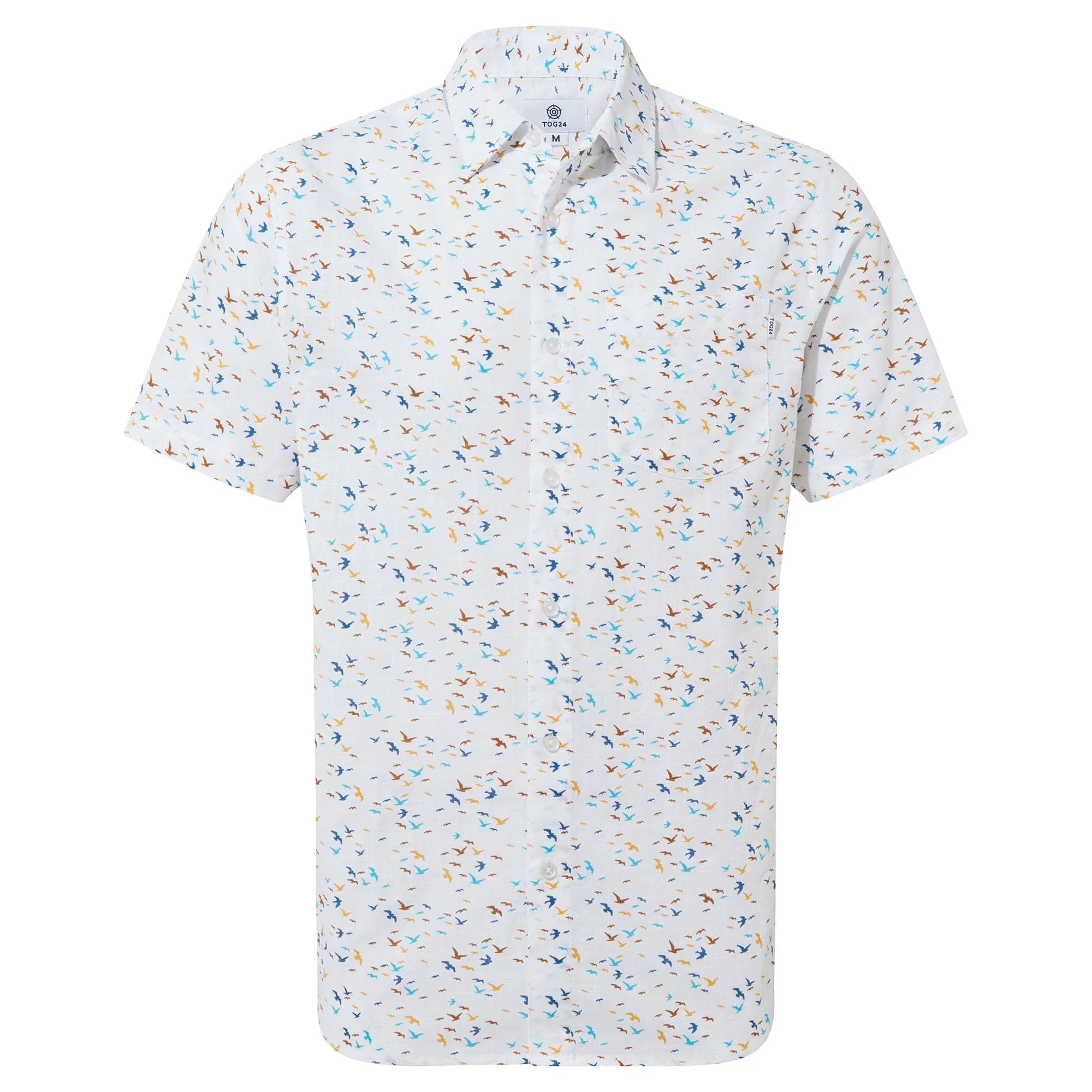 Conrad Mens Short Sleeve Shirt - Optic White