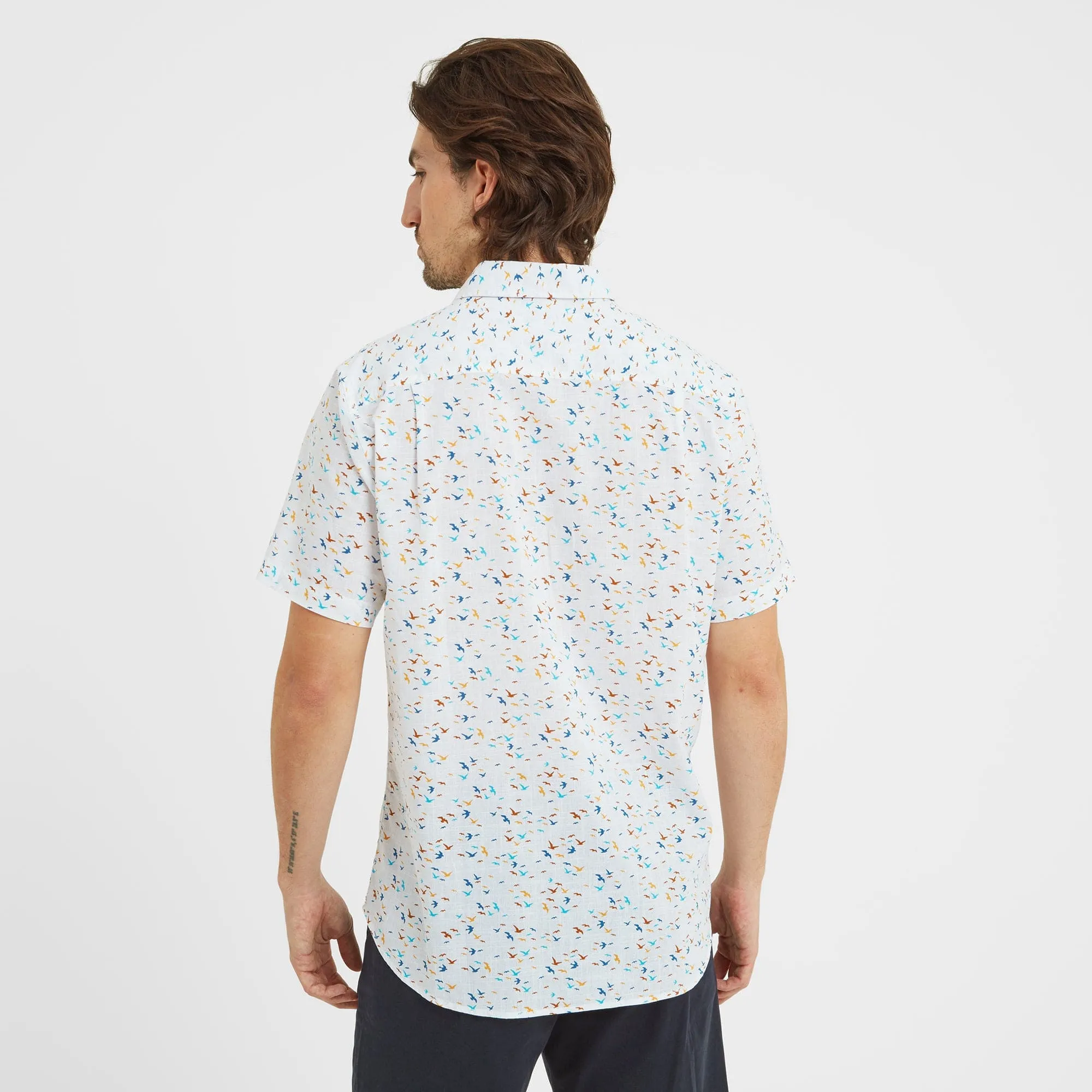 Conrad Mens Short Sleeve Shirt - Optic White