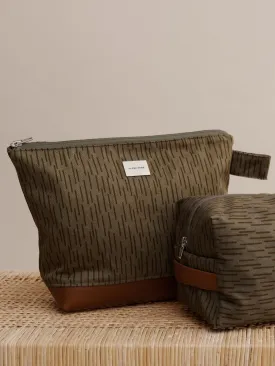Luhtavilla Toiletry Bag Green Print