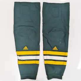 NCAA - Used Adidas Hockey Socks (Green/White/Yellow)