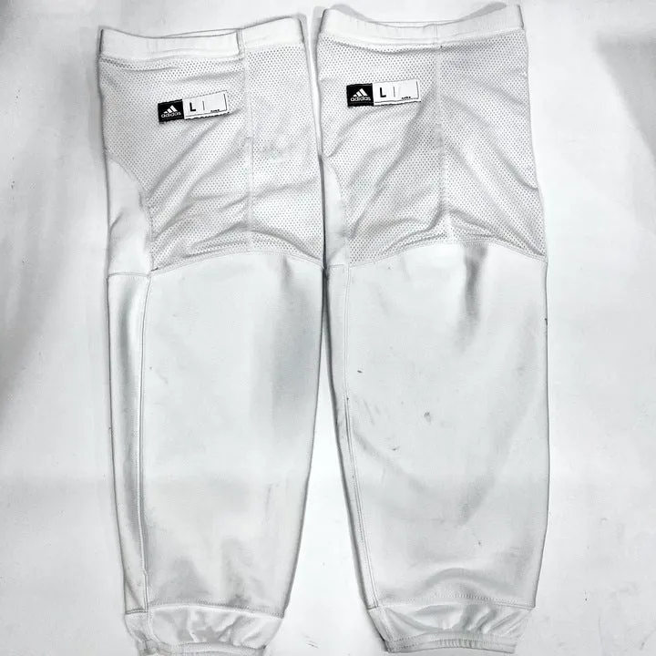NHL - Used Adidas Practice Socks - Montreal Canadiens (White)