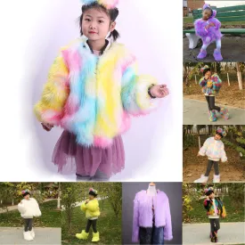 Wholesale winter lovely  children's fur coat (CL8230)