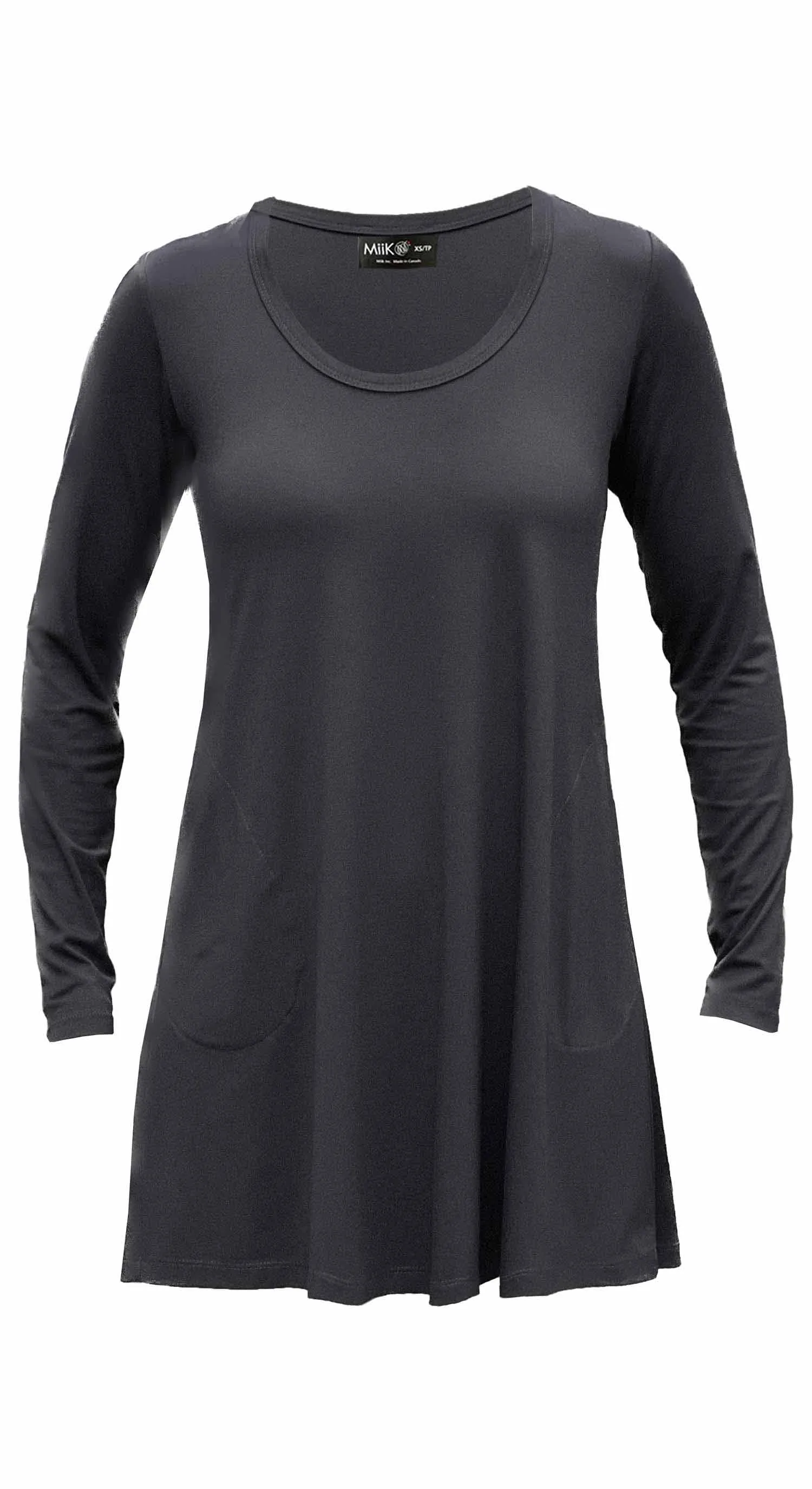 Zuri long sleeve pocket tunic - FINAL SALE